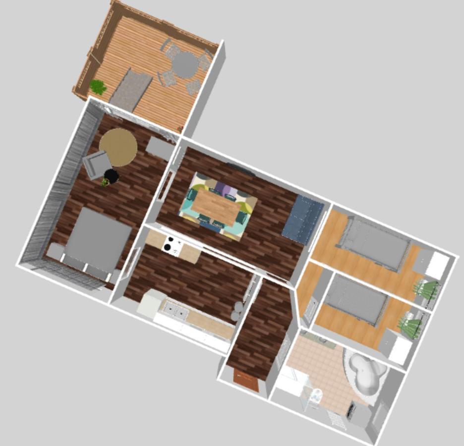 Apartment Humboldt 3 Schlafzimmer,Wifi, Netflix Parken, Terrasse, Klimatisiert, Naehe Zentrum Jena Luaran gambar